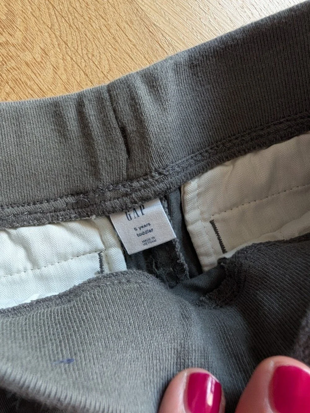 NWT GAP Boys Gray Elastic Waist Shorts